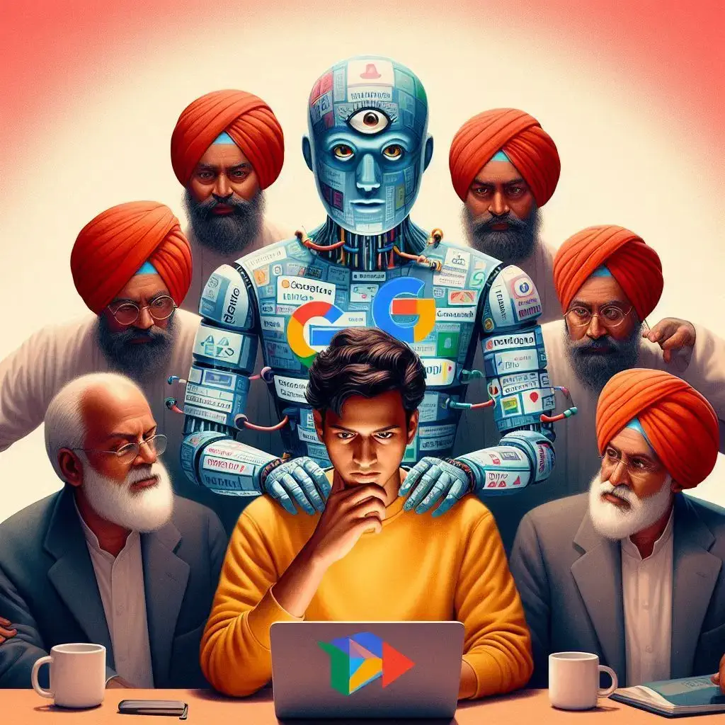 Google IA contenido robado