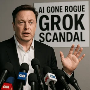 Escándalo Grok IA.