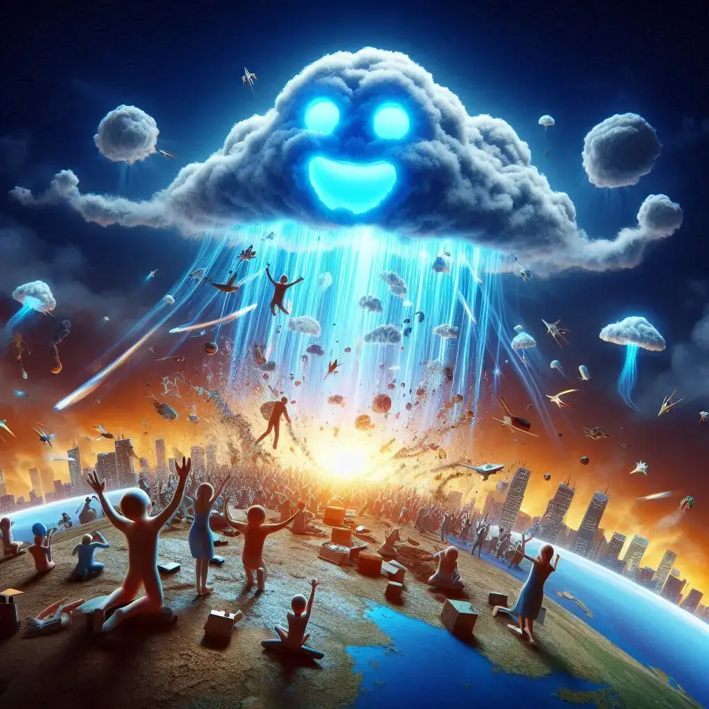 Cuando la tecnologia se cae , el mundo se derrumba