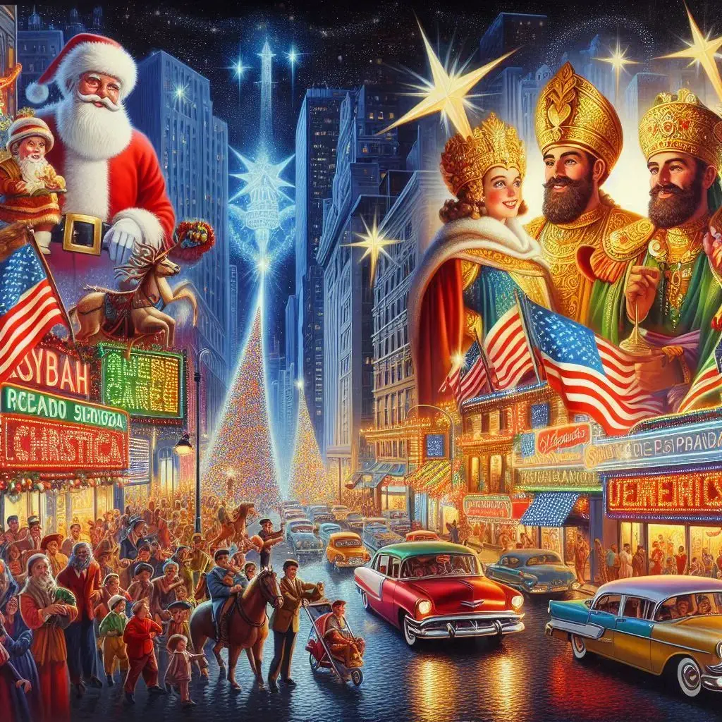 De los Reyes Magos , a Papa Noel