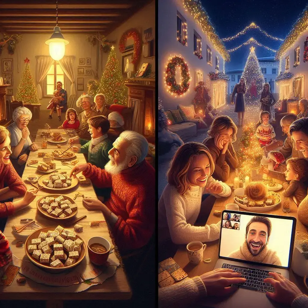 De los Reyes Magos , a Papa Noel