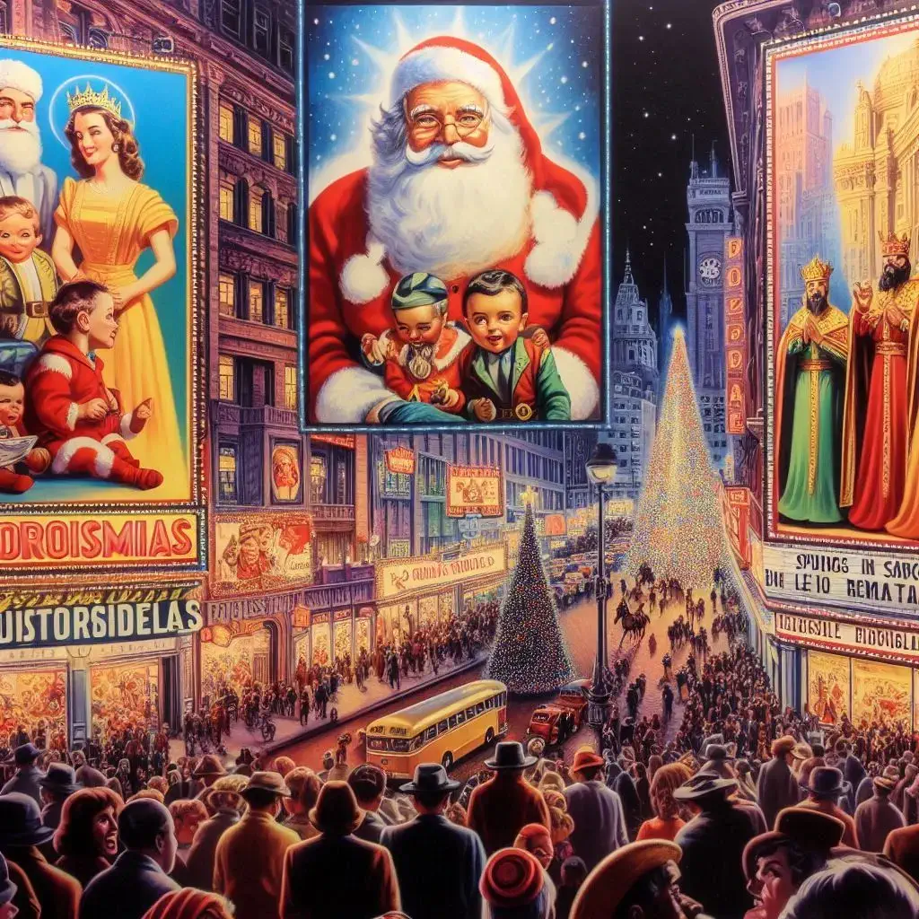 De los Reyes Magos , a Papa Noel