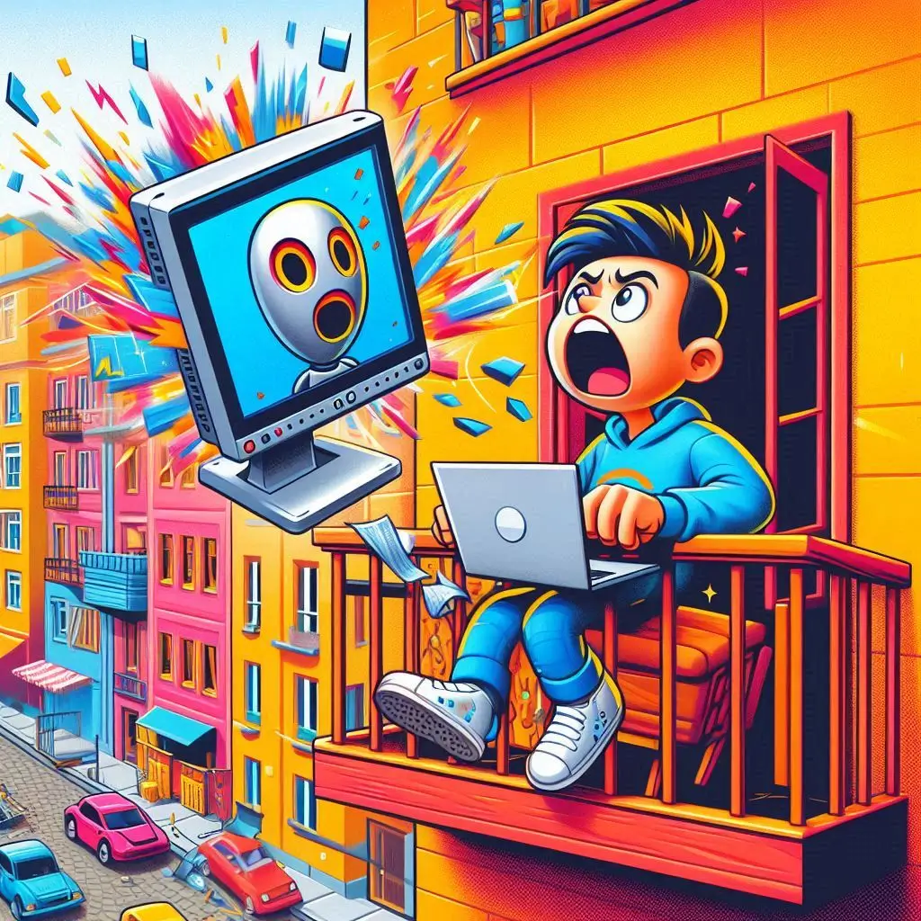 Humano tira Agente IA por la Ventana