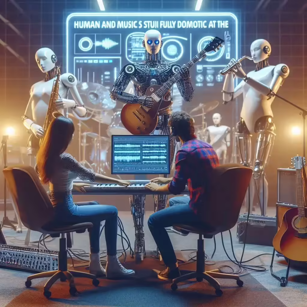 Humanos & Maquinas creando Musica