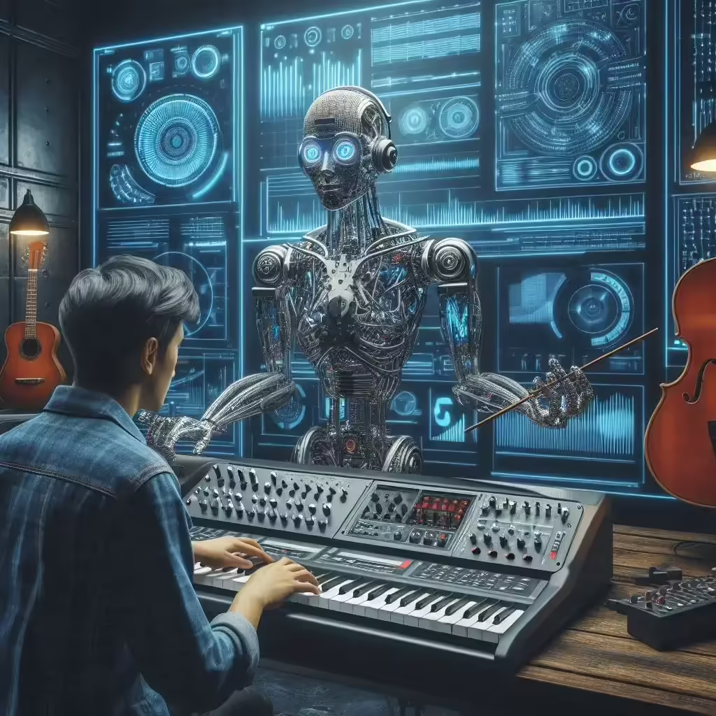 Humanos & Maquinas creando Musica