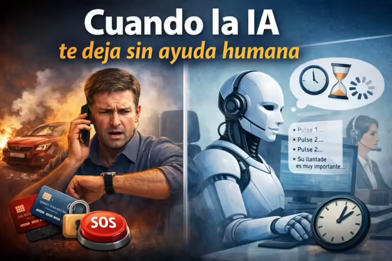 Cuando la IA te deja sin ayuda humana