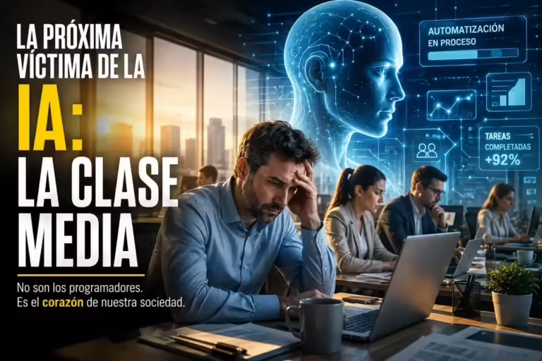 La próxima víctima de la IA: la clase media